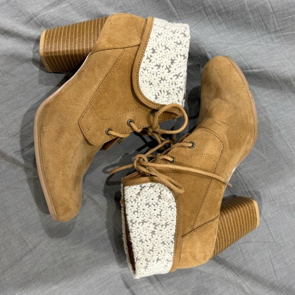 Charlotte Russe Shoes - Brown booties